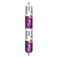 Qian Ding He 881 Mastic silicone acide à séchage rapide pour verre, blanc porcelaine/transparent, adhésif étanche pour usage domestique