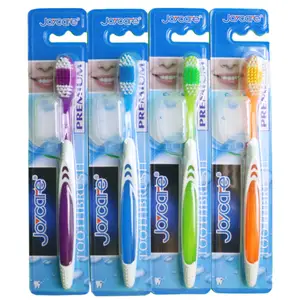 Escova de dentes para adultos com cerdas médias e duras, nova impressão de logotipo personalizado, escova de dentes para viagem, alta qualidade