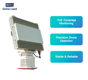 <span class=keywords><strong>Radar</strong></span> <span class=keywords><strong>Doppler</strong></span> Pulsa Phased Array X-Band Jangkauan Deteksi 3km Cakupan 360 Sistem Pemantauan Drone - Product Image 1