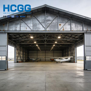 Hangars d'avions préfabriqués en structure légère d'acier, entrepôts de stockage, construction de bâtiments, installation rapide - Product Image 5