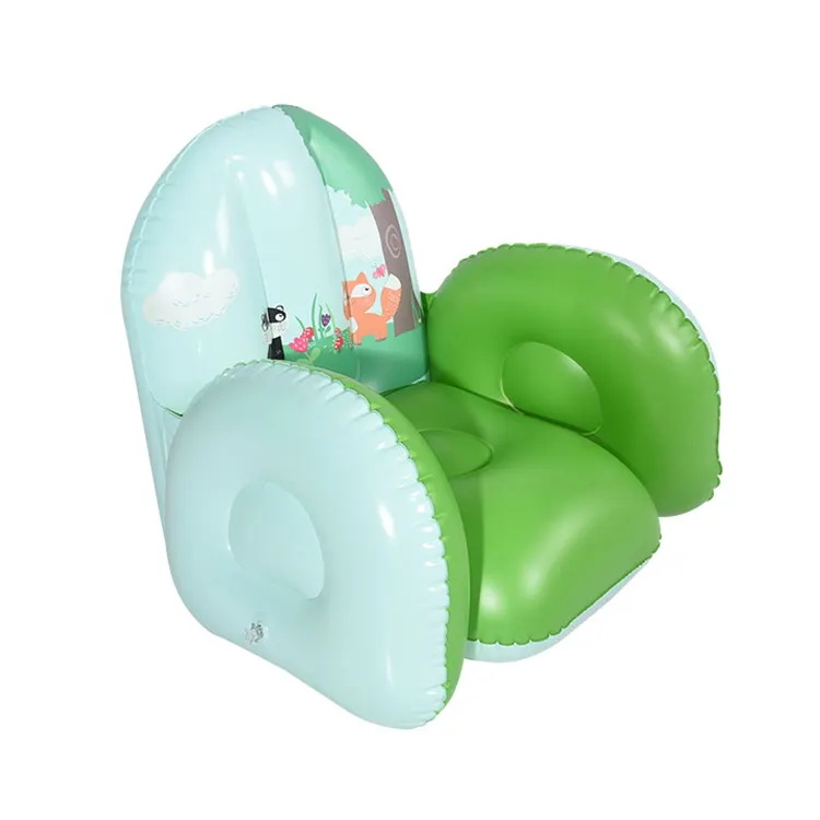 Sofa tiup kustom Sofa bayi PVC anak, kursi makan anak, kursi latihan tiup, sertifikat CE anak-anak