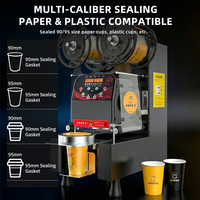 Machine à sceller les gobelets de bureau pour café, bubble tea et jus de fruits