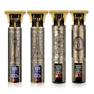 Tondeuse à barbe numérique sans fil pour hommes, machine à coiffer les cheveux, rechargeable par USB, pour barbier - Product Image 1