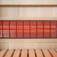 Sauna Portátil de Carbono y Luz Roja con Tubos Infrarrojos, en Stock, Entrega Rápida, para el Cuidado de la Salud en Interiores