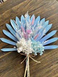 Abanico de Flores Secas Hecho a Mano <span class=keywords><strong>para</strong></span> Regalo de Navidad - Ramo Artificial Premium <span class=keywords><strong>para</strong></span> Decoración de Mesa de Postres en Bodas y Fiestas - Product Image 2