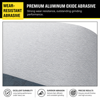 Rouleau de papier abrasif auto-adhésif détachable de 4 pouces, papier abrasif floqué blanc pour ponçage à sec des murs métalliques, 10M/30M