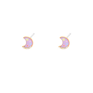 Pendientes de Acero Inoxidable de Alta Calidad con Diseño de Castillo de Cuento de Hadas para Niños, Libres de Níquel - Product Image 3