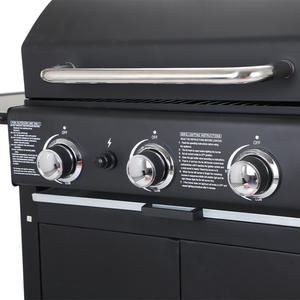 <span class=keywords><strong>Barbecue</strong></span> à gaz avec support de cuisson, réchaud à gaz et conteneur de rangement, pour la maison, le jardin, le camping en plein air - Product Image 2