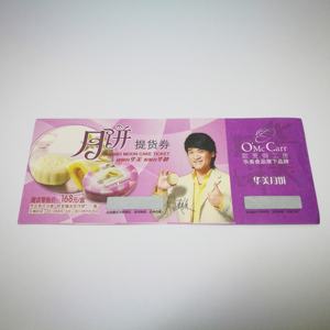 Folleto de lotería de papel compensado de seguridad, código raspable, billete de <span class=keywords><strong>descuento</strong></span> impreso - Product Image 1