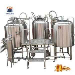 Gıda sınıfı SUS304/316 anahtar teslimi proje 800L 1000L 1500L 2000L brewhbrewery bira fabrikası tüm Set bira mayalama ekipmanı