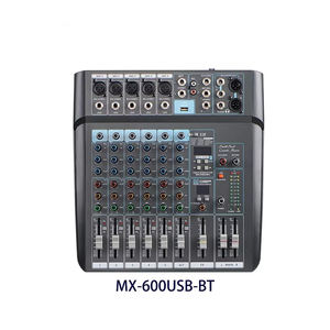 Controle personalizado do console dos misturadores do sistema de som da música completa com a entrada do microfone 10 profissional <span class=keywords><strong>audio</strong></span> do misturador do canal 12 - Product Image 2