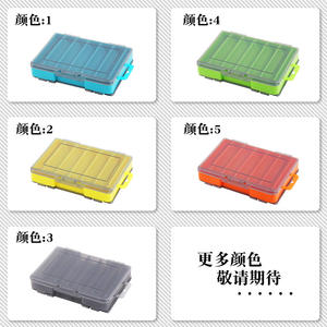 Caja de señuelos de doble cara Ytqhxy, tamaño pequeño, multifunción, para lápices, pececillos, poppers, estuche de almacenamiento para aparejos de pesca - Product Image 2