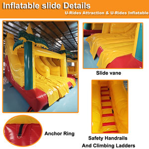 Tobogán de agua inflable de Faraón egipcio creativo al por mayor, tobogán inflable para saltar, tobogán y tobogán para Parque - Product Image 3