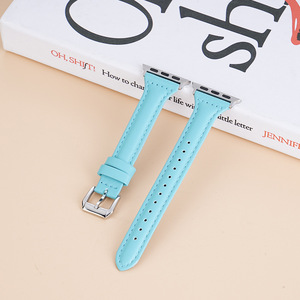 Correas de Cuero Genuino de Lujo <span class=keywords><strong>para</strong></span> <span class=keywords><strong>Apple</strong></span> <span class=keywords><strong>Watch</strong></span> <span class=keywords><strong>Ultra</strong></span> 2 3 Series 11/10/9/8/7, Diseño Delgado y Elegante <span class=keywords><strong>para</strong></span> <span class=keywords><strong>Mujer</strong></span> - Product Image 3