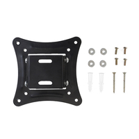 VESA 75mm 100mm fixe 7 à 24 pouces écran LCd tv support mural support mural moniteur support mural