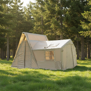 Tente de camping <span class=keywords><strong>gonflable</strong></span> HOUMU quatre saisons, installation rapide en 5 minutes, 6-8 personnes, toit ouvrant écologique, imperméable, coupe-vent, Oxford 420D - Product Image 1