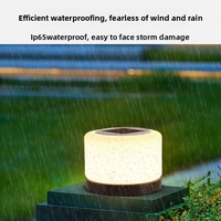 Lampe à pilier LED solaire, étanche IP65, en acier inoxydable, pour portail, poteau, colonne, extérieur