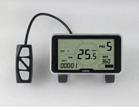 Suku Cadang Sepeda Listrik Protokol 5S 36V 48V Layar Warna Tampilan LCD C600 untuk Ebike