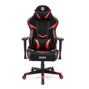 Großhandel Liegender Racing Bürostuhl Neueste Racing Style Gamer Leder Stoff Massage Video Ergonomischer Gaming Stuhl - Product Image 4