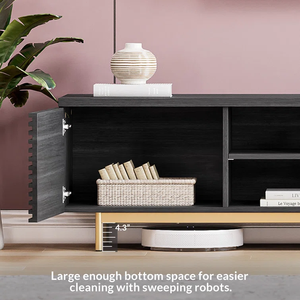 Meuble TV BIEN pour téléviseur de <span class=keywords><strong>68</strong></span> pouces avec portes spéciales et pieds en acier pour salon - Product Image 6