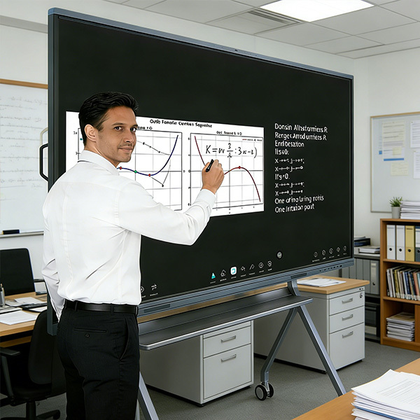 AI Interactive Whiteboard 55 Inch Electronic
