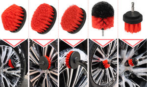 LIJIE 24pcs Spons Busa Poles Pembersih Laris Manis Set Sikat Lap Detailing Mobil Alat Pembersih Esensial untuk Cuci Mobil - Product Image 2