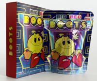 En stock impression numérique 3.5g holographique refermable Mylar sacs avec boîte ensemble pour Biscotti Cookie bonbons emballage