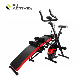 PINJIAN Équipement de Gymnastique à Domicile Multifonction 7-en-1 Vélo de Spinning Magnétique et <span class=keywords><strong>Banc</strong></span> <span class=keywords><strong>d</strong></span>'Entraînement Abdominal pour Abdominaux - Product Image 2