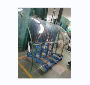 โรงงาน Autoclave แก้วโค้งเคลือบแผงกระจกนิรภัยโค้งหลายโค้งและรูปทรงโค้งคู่เดียว - Product Image 1