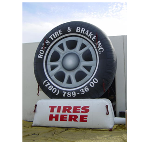 20ft tall <span class=keywords><strong>giant</strong></span> opblaasbare band/tyre base voor band winkel - Product Image 1