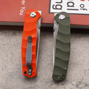 Navaja Plegable EDC 2026 de Fábrica, Hoja D2 con Acabado Stonewashed, Mango G10, Navaja de Bolsillo - Product Image 4