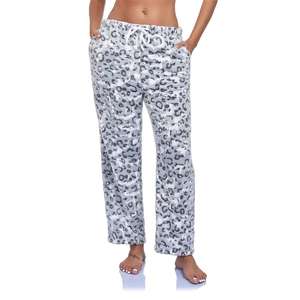 Pantalones de <span class=keywords><strong>pijama</strong></span> de lana <span class=keywords><strong>polar</strong></span> negro Pantalones de <span class=keywords><strong>pijama</strong></span> con bolsillos Pantalones de salón cómodos y acogedores <span class=keywords><strong>para</strong></span> Otoño Invierno - Product Image 4