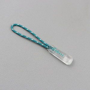 Logo <strong>Zipper-pull</strong> String Cord Slider Silicone Rubber Zipper Puller Custom Zipper Pulls 2022 Popular Customized PVC Plastic - Product Image 6