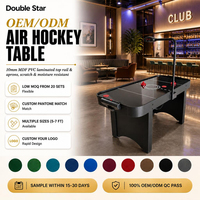 Table de hockey sur air personnalisable UL CE TUV/GS de 1,5 m en MDF et PVC, table de hockey électronique pour jeux sportifs d'intérieur avec lignes de jeu