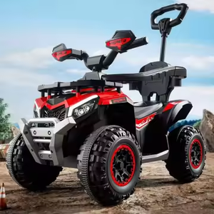 Op batterijen werkende PP 4-wiel loopfiets met afstandsbediening voor kinderen van 2-4 jaar - kinderduwauto - Product Image 1