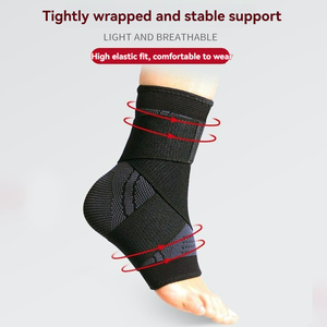 Et orthèse de soutien de la cheville Le porter tout en jouant au basket-ball Attelle de cheville à lacets pour orthèse de <span class=keywords><strong>pied</strong></span> - Product Image 4