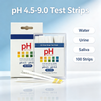 Tiras Reactivas de pH 4.5-9.0 para Orina y Saliva, Prueba Rápida y Precisa del Equilibrio del pH Corporal en Casa