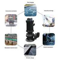 Pompe submersible pour eaux usées DINGAO, série WQ, 8-1300m³/h, 3 pouces, en fer chromé haute pression, avec interrupteur à flotteur
