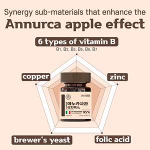 Nutriharu Anuca Apple RichMax, Extracto Natural de Manzana Annurca, Biotina, Complejo de Levadura de Cerveza, Apoyo Diario para la Salud del Cabello y las Uñas - Product Image 6
