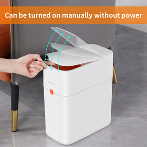 Thùng Rác Thông Minh JOYBOS, Thùng Rác Hấp Phụ Tự Động Sử Dụng Tại Nhà ABS + PP Kiểu Cảm Ứng - Product Image 2