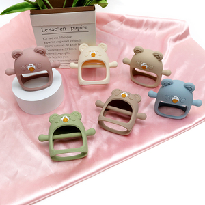 Sonajero para bebé con certificación CE, libre de BPA, mordedor de silicona con forma de animal, juguetes de dentición para bebés de 6 a 12 meses - Product Image 2