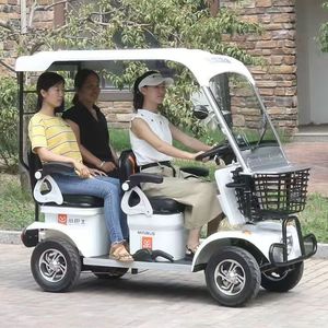 Voiturette de golf électrique à quatre roues, chariot de golf, certifiée EEC, nouveau véhicule de loisirs pour les promenades décontractées - Product Image 2