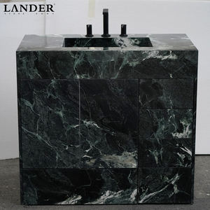 Lavabo de Mármol Verde Alpi Landerstone, Muebles de Baño con Piedra Natural, Lavabo de Mármol Verde - Product Image 3