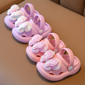 Sandalias Antideslizantes para Bebés de 1 a 3 Años, Sandalias Eva para Niños, Pantuflas Eva con Lentejuelas para Niños - Product Image 3