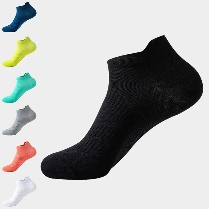 Hot Sale Fashion High Quality Men Low Cut Athletic Sport Running Ankle crew sport Socks with Cushion