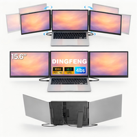 Extensor de Pantalla Triple para Portátil de 15.6'' IPS FHD, con un Solo Cable, Monitor Portátil Dual USB-C, Venta al Por Mayor Directa de Fábrica