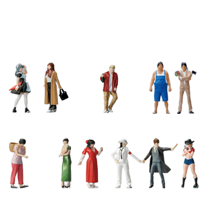 Nhựa mô phỏng thu nhỏ Mô hình búp bê làm bằng tay hợp thời trang người đàn ông nhỏ đạo cụ cho cát bảng vi nhiếp ảnh mô hình mới đồ chơi - Product Image 2