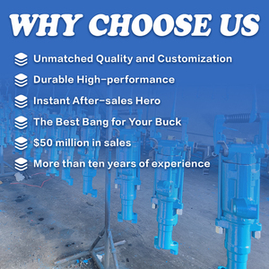 Bộ máy khoan đá khí nén cầm tay Jack Hammer YO18 / Y24 / Y26 / Y19A / Y20LY, máy khoan tay cầm tay, dụng cụ cầm tay - Product Image 5