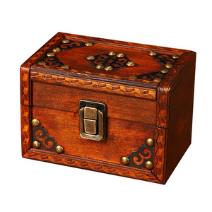 Caja de joyería de madera vintage de Mystic Arts, caja de almacenamiento retro, decoración de escritorio, regalo para el hogar u oficina - Product Image 5