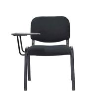 Chaise d'école ergonomique empilable en fer à prix abordable avec tablette d'écriture pour bureau, conférence et salle de classe
